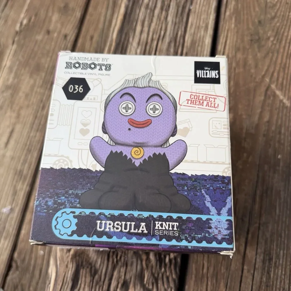 Handmade By Robots Disney Villains Ursula Knit Series #036 Vinyl Figure Purple